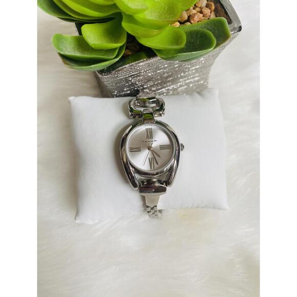 Talari Women's Silver Tone Bracelet Watch